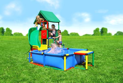 QUADRO jungle gym with slide and pool