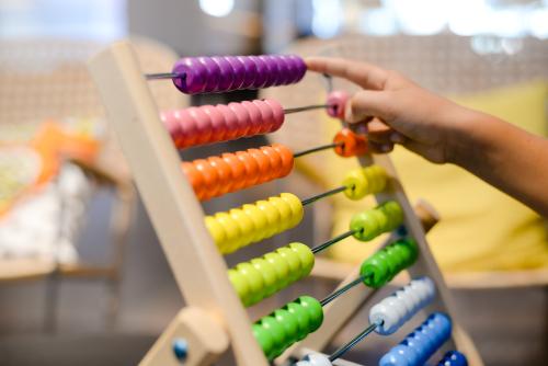 Wooden abacus for children
