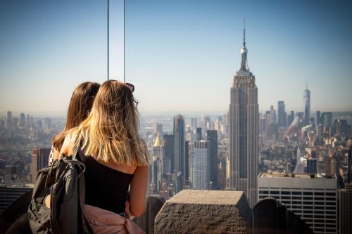Two girls in New York